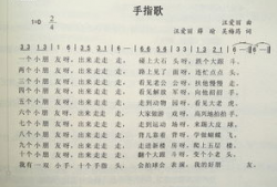 手指歌视频五指歌